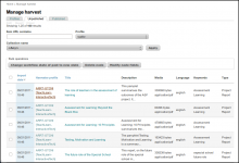 Part of OAIConnect metadata harvesting interface.