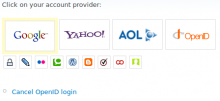 OpenID Selector at http://www.gerixsoft.com/user/login