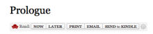 Readability button under the node title