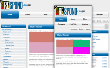 Respond - Responsive CSS3 Enhanced Omega Subtheme