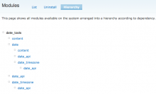 Module hierarchy screenshot