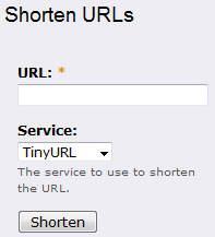 Shorten URLs