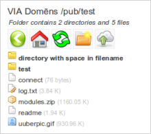 File listing