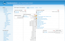 Transformations 6.x-1.0-beta1, "Edit pipeline" form