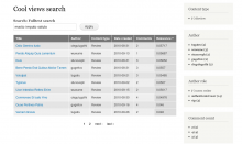 Basic view using Search API