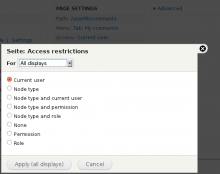 Views access node