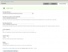 Configuration Screen