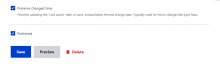 Node page checkbox