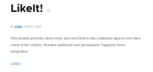 LikeIt 'Default' widget in the node form