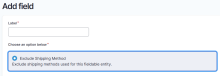 Add field to product / product variation