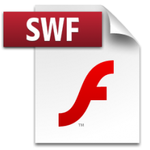 Adobe .swf file icon