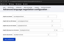 Advanced language negotiation configuration (Language Detection and selection)