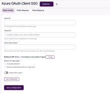 Azure OAuth Client SSO