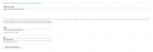 Bank transfer settings