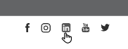 A screenshot of the Branch Social Links block.