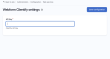 Configuring API Clientify