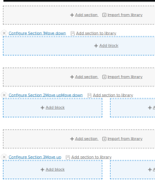 Layout Builder Reorder with Olivero