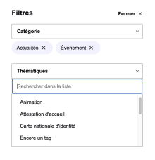Sample search form with select_a11y_ng widgets