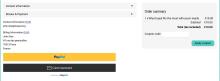 Checkout page example