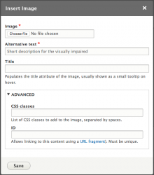 Editor Advanced Image - CKEditor 4