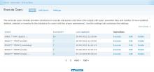 Execute query home page
