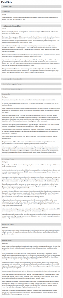 Views fieldset style plugin