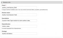 FTG - Module details example