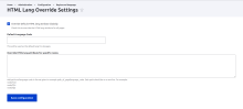 Configuration Form
