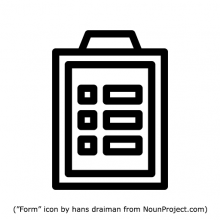 "Form" by hans draiman from NounProject.com