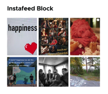Instafeed Block