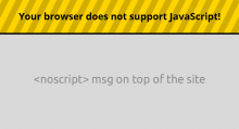 Screenshot No JavaScript Info