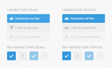 Labelauty jQuery plugin demo screenshot