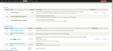 Change module name with link