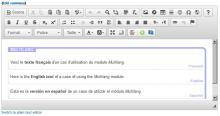 Multilang with CKEditor