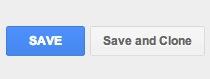 Node add form "Save and Clone" button next to "Save" button