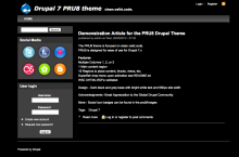 PRU8 theme screenshot