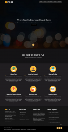 Pari Drupal Theme