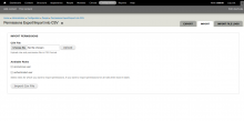  Permissions Export Import Import TAB