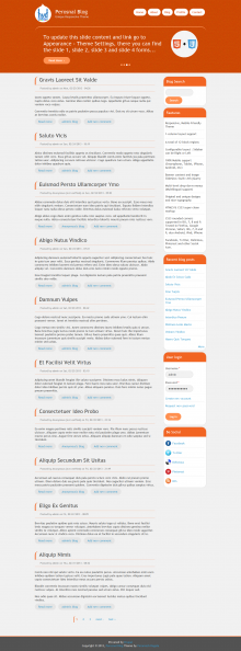 Responsive Personal Blog