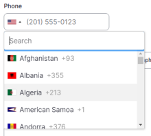 PhoneNumber Drupal international phone numbers field widget.