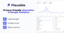 Plausible is a privacy friendly alternative to Google Analytics.