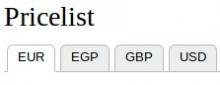 Multi-currency pricelist