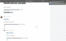 Push framework notifications subscribe