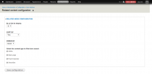 Related node configuration screenshot