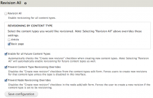 Revision All Settings