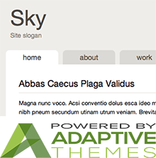 Sky - Powered by Adaptivethemes