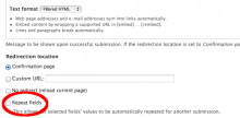 Webform Field Repeat setting on Form settings
