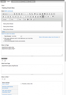 Screenshot of Smarter Blox Edit page
