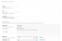 Commerce Cart Context UI