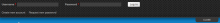 Slide login with background image pattern